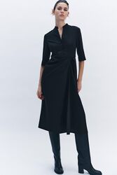 Платье рубашка миди Zara