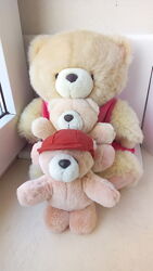 Мишка-мама Тедди Forever Friends Hallmark 30см с медвежатами мягкая игрушка