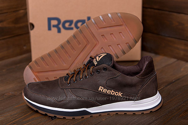 Мужские кожаные кроссовки  Reebok Classic  Leather Trail 