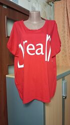 Яркая футболка OVERSIZE, размер 18 - XL - 52