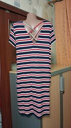 Комфортное трикотажное платье, размер 18 - XL - 52