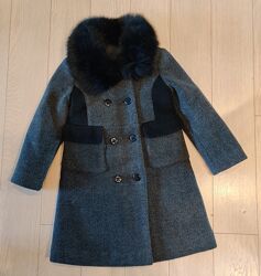 Теплое пальто для девочки