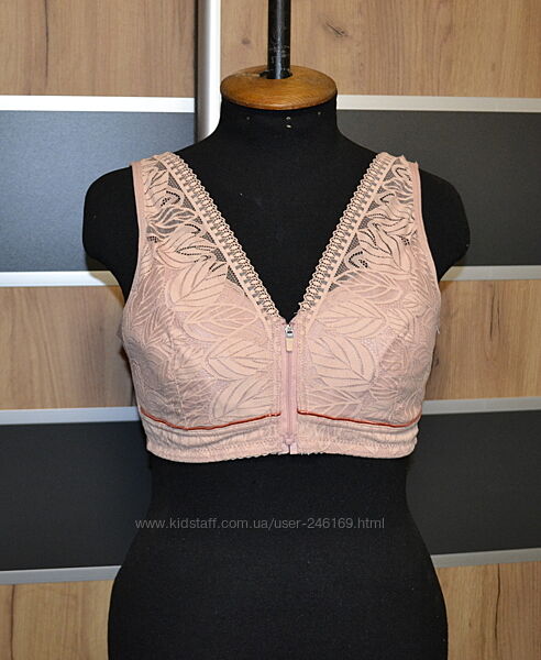 Бюстгалтер рожевий на блискавці без кісточок. Абсолютно новий,