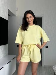 Костюм в стилі Zara. Комфортний, базовий, стильний костюм на літо