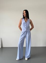Жіночий брючний костюм класичний  костюмка 
