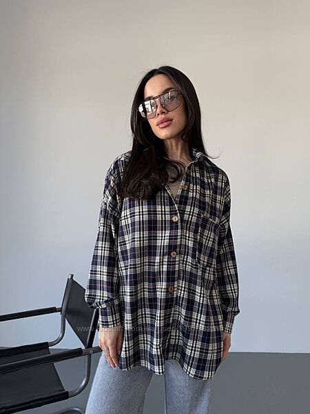 Бажана сорочка в клітинку, в трендових кольорах