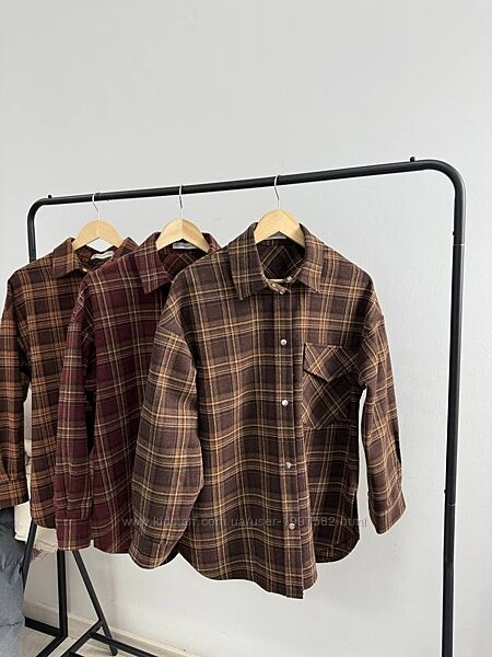 Тепла сорочка із щільної тканини не фланель 