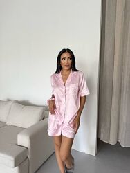 Стильна жіноча піжама під бренд Victorias Secret. Легка, ніжна та приємна 