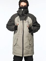 Зимова водо-вітрозахисна парка з щільного водовідштовхуючого матеріалу для 