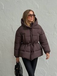 Тепла зимова куртка на пуху Глорія. До -20С