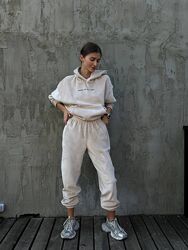 Костюм із двостороннього велюру плюш