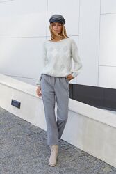 Класичні штани з кашеміру теплі