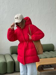 Жіноча тепла зимова куртка на пуху. До -20С