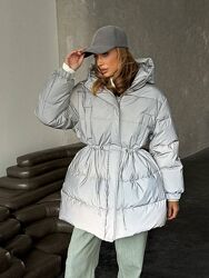 Жіноча тепла зимова куртка на пуху. До -20С