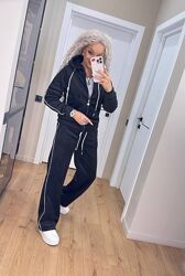 Теплий велюровий костюм двійка на флісі