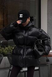 Пуфер Айс Стильна новинка зими 25/26 - пуховик оверсайз з об´ємним коміром