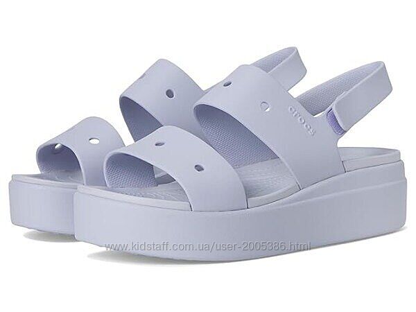 жіночі босоніжки crocs brooklyn 4u на платформі оригінал w6-w8