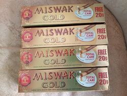 Упаковка зубної пасти dabur herb&acutel miswak gold 120 г  20 г Єгипет