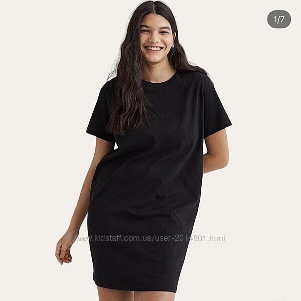 Нова спортивна сукня футболка чорна s-m h&m