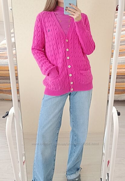 Ralph Lauren малиновий кардиган