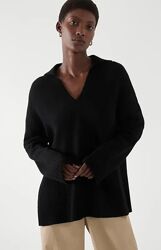 COS вовняний светр поло, нові колекції