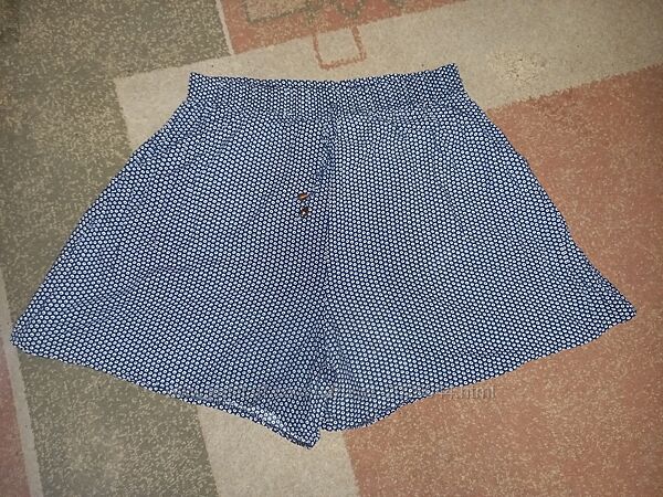 Легкие шорты с широким поясом, размер L - 16 -50