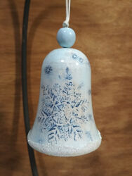 Колокольчик деревянный коллекционный, на елку ручная работа, разный рисунок
