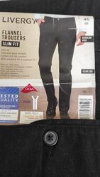 Чоловічі теплі фланелеві штани livergy сток німеччина