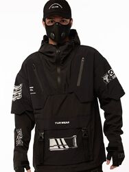 Анорак з принтами SM-2413 Розміри S, M, L, XL