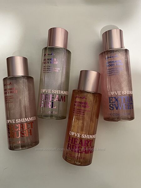 Міст та лосьйон Love shimmer Victorias Secret Pink оригінал