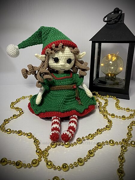 Чарівна Новорічна Ельфійка Ручної Роботи