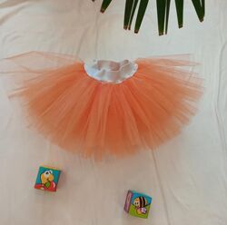 Спідниця фатинова, дуже пишна. Оранжева, помаранчева. Спідниця туту