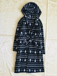 12-13 рок. Matalan махровий , флісовий халат з черепами банний, теплий. на 