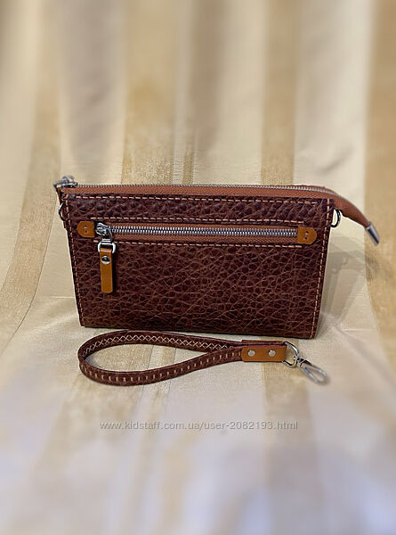 Клатч із натуральної шкіри