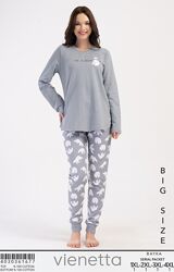 Піжами на байці великих розмірів 