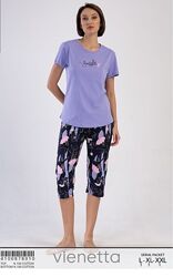 Піжама футболка капри 