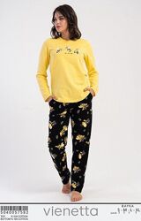 Теплі піжами на байці для дому та сну 