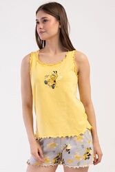 Піжамка майка шорти для дому та сну