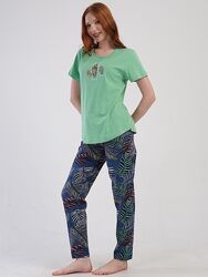 Піжамка футболка брюки для дому та сну великих розмірів 