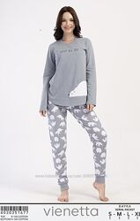 Теплі байкові піжами для дому та сну 