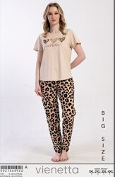 Піжама футболка брюки великих розмірів 