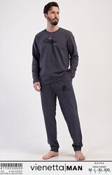 Чоловічі піжами на байці для дому та сну