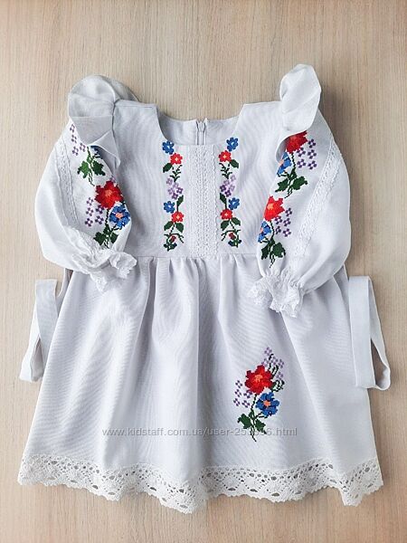 Сукня-вишиванка з ручною вишивкою по домотканому полотну100 бавововна