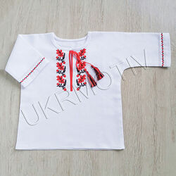 Вишиванка для хлопчика. Ручна вишивка, домоткане полотно 100 бавовна