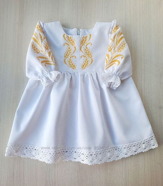 Сукня-вишиванка з ручною вишивкою по домотканому полотну100 бавововна