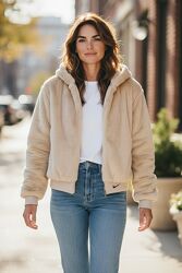 Женская куртка шубка Nike Sportswear Essentials Faux Fur Jacket Оригинал