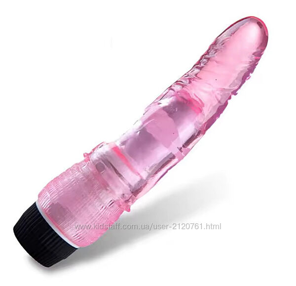 Вибратор розовый силиконовый