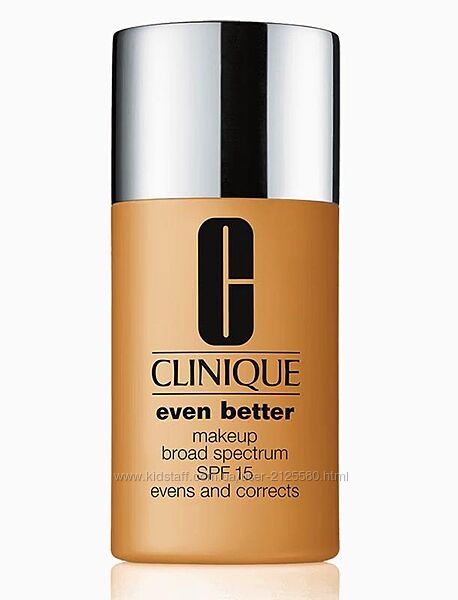 Тональний крем с spf 15, clinique even better makeup spf15, оригінал, новий