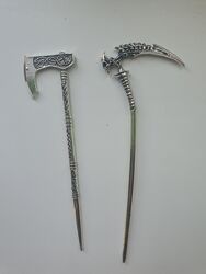 Шпилька коса сокира топор смерті