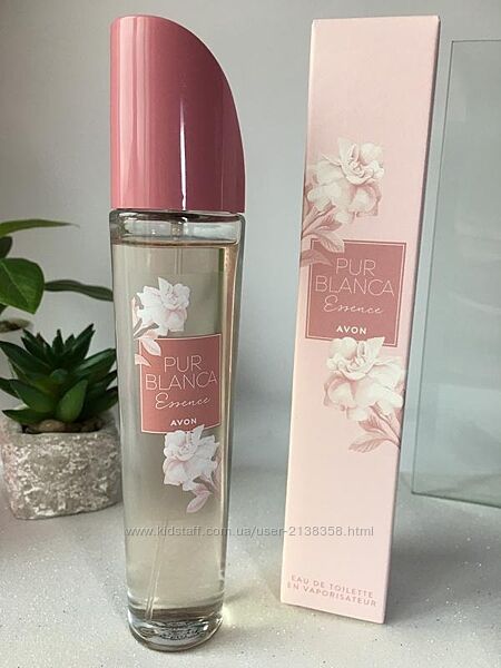 Туалетна вода pur blanca Essence 50 мл avon, ейвон пур бланка